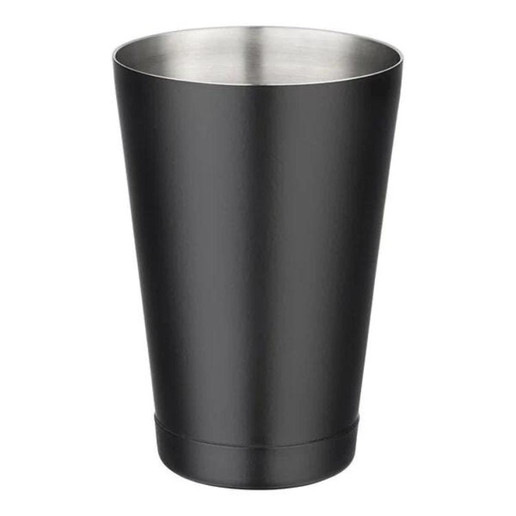 18 oz. Matte Black Half Size Cocktail Shaker Tin