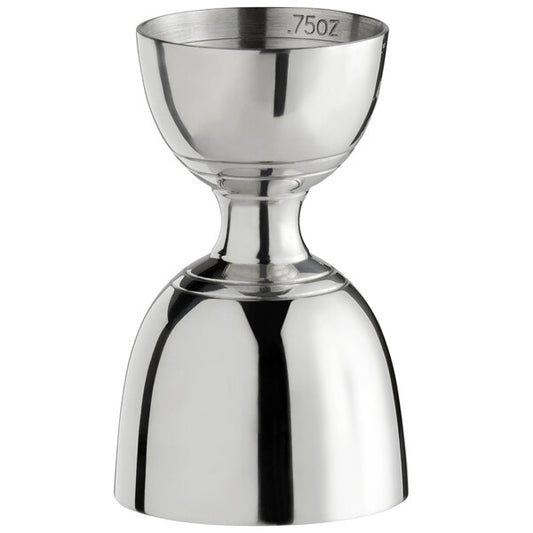 1 oz. & 2 oz. Stainless Steel Bell Jigger - Arcoroc by Chris Adams