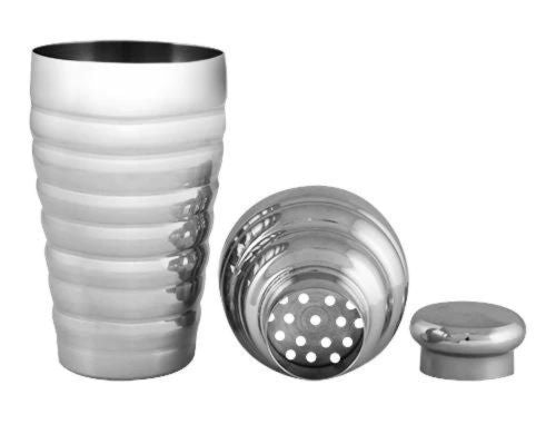 24 oz. Beehive Stainless Steel 3-Piece Cobbler Cocktail Shaker