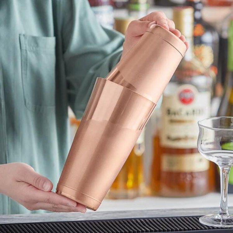 28 oz. Copper Full Size Cocktail Shaker Tin