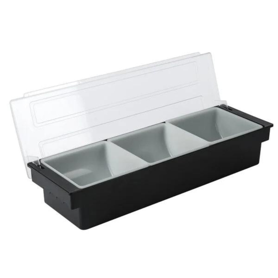 3-Compartment Condiment Bar