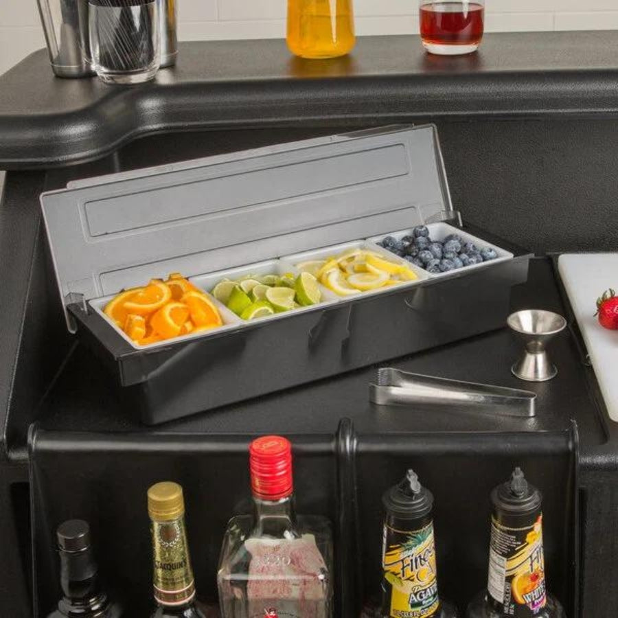 4-Compartment Condiment Bar