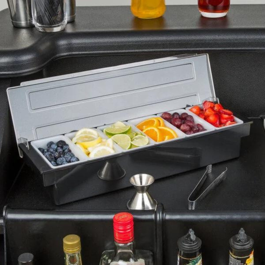 6-Compartment Condiment Bar